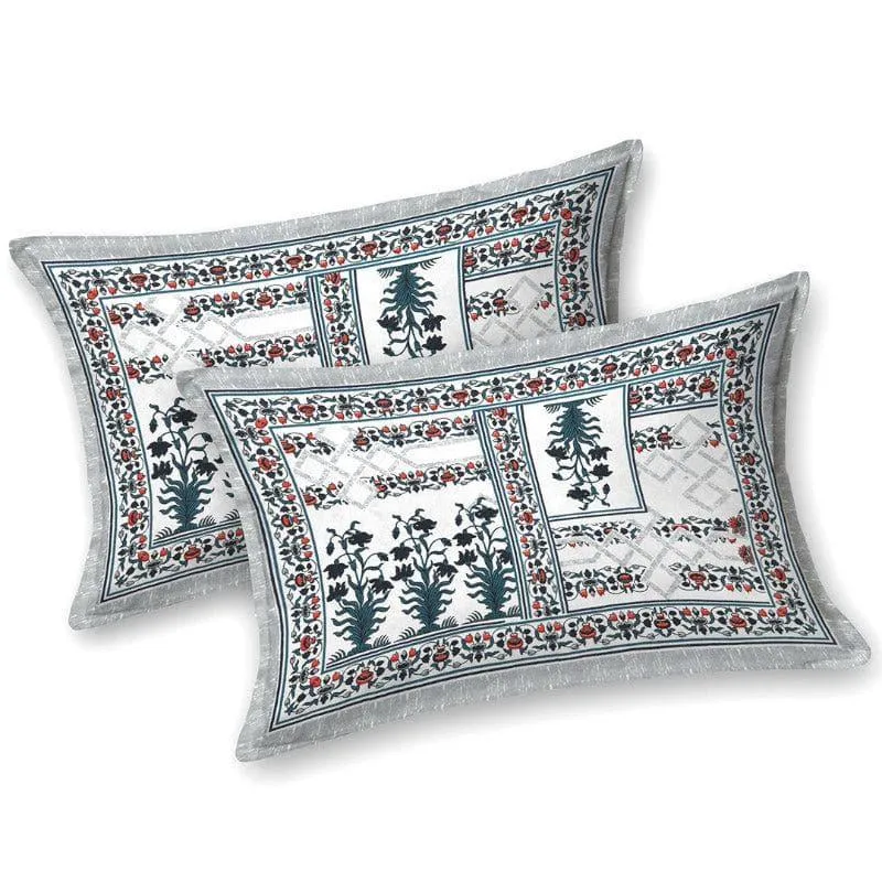 Mira Floral Cotton Bedsheet - 180 TC media 5