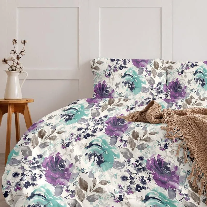 Meda Peony Cotton Bedsheet -254 TC media 3