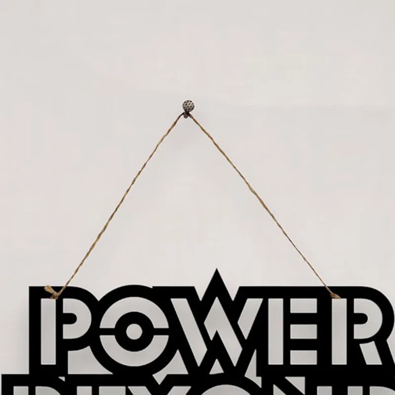 Power Beyond Flesh Mild Steel Wall Accent media 4