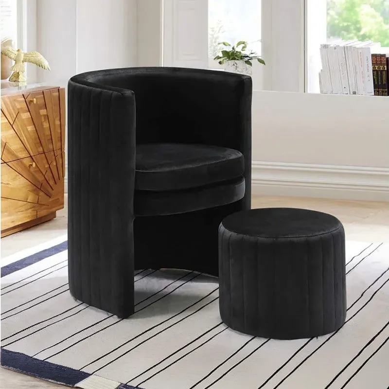 Arvella Neem Wood Accent Chair (Black) - Two Piece Set media 5