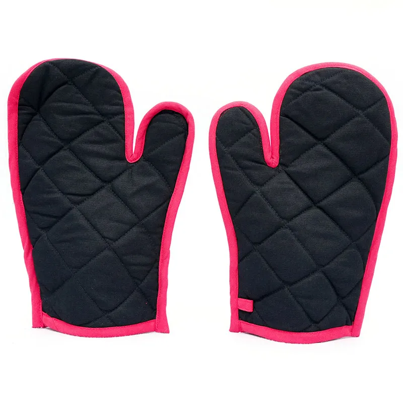 Swayam Teplo Kitchen Gloves (Black & Red) - Set Of Two media 5