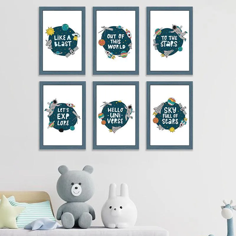 Hello Universe Wall Art - Set Of Three media 1
