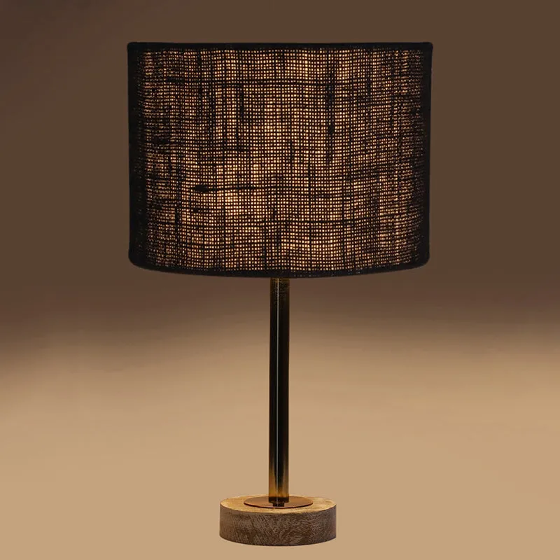 Sienna I Rodin Wooden Table Lamp - Black,Gold,White media 6