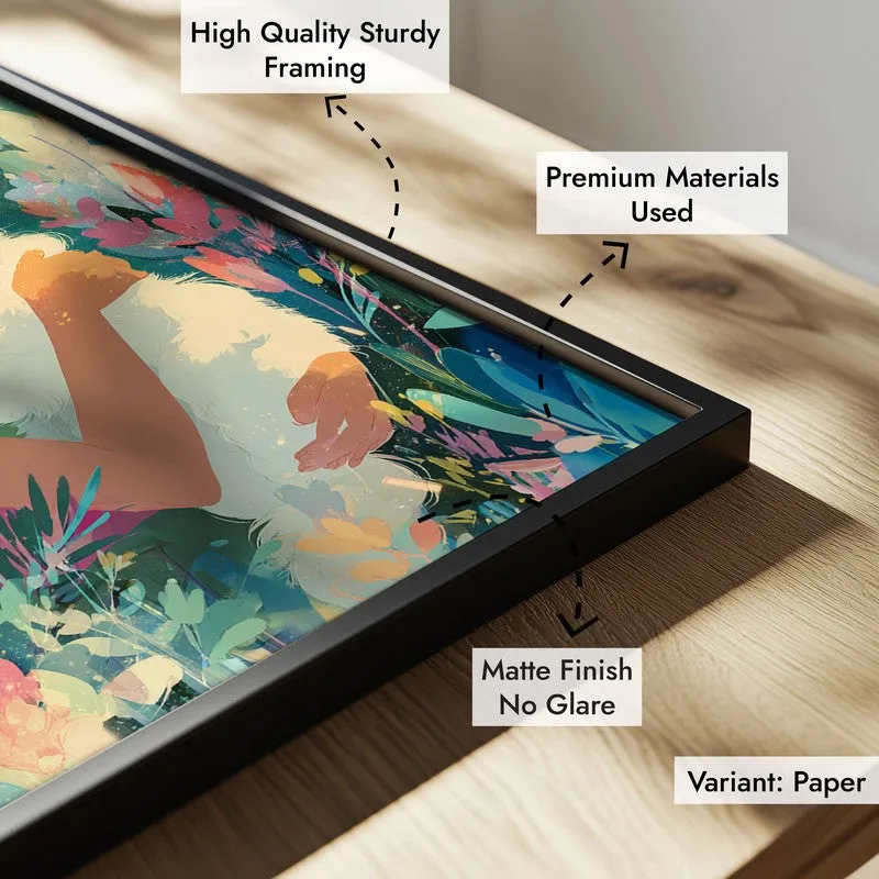 Tendera Canvas Wall Painting With Black Frame media 6