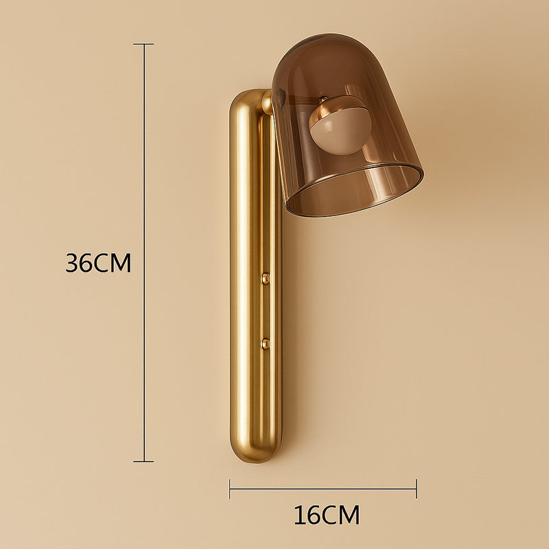 Drop Cone Metal & Glass Wall Lamp media 6