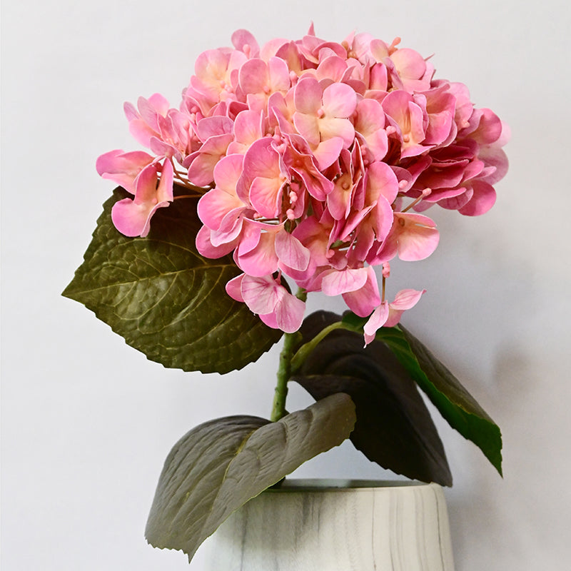Caelia Artificial Hydrangea Stick - Pink media 3