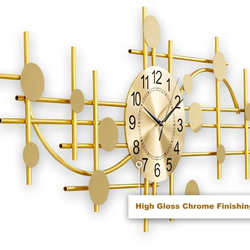 Helios Elite Metal Analog Wall clock media 4