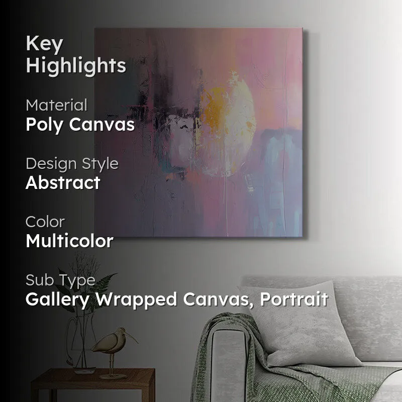 Soft-hued Abstract Wall Painting media 2