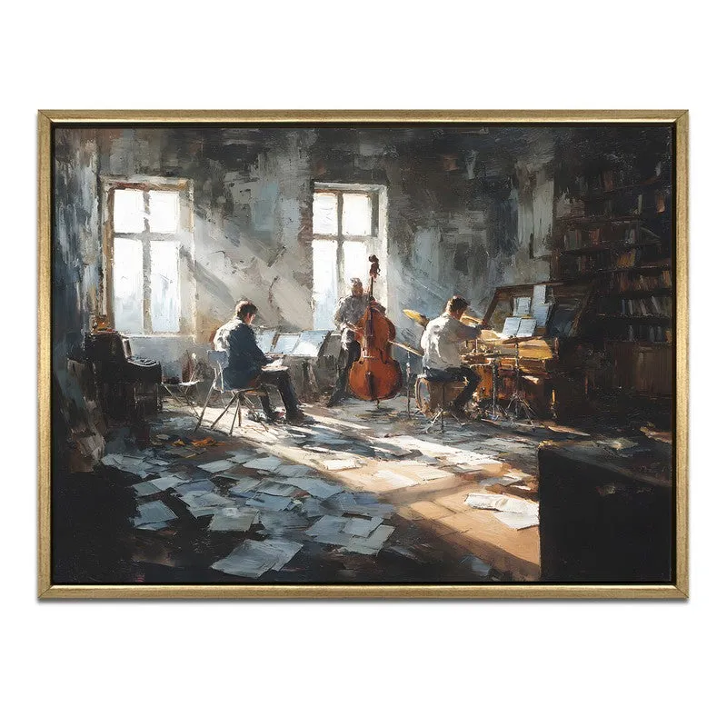 Soul Session Canvas Wall Painting With Frame media 3