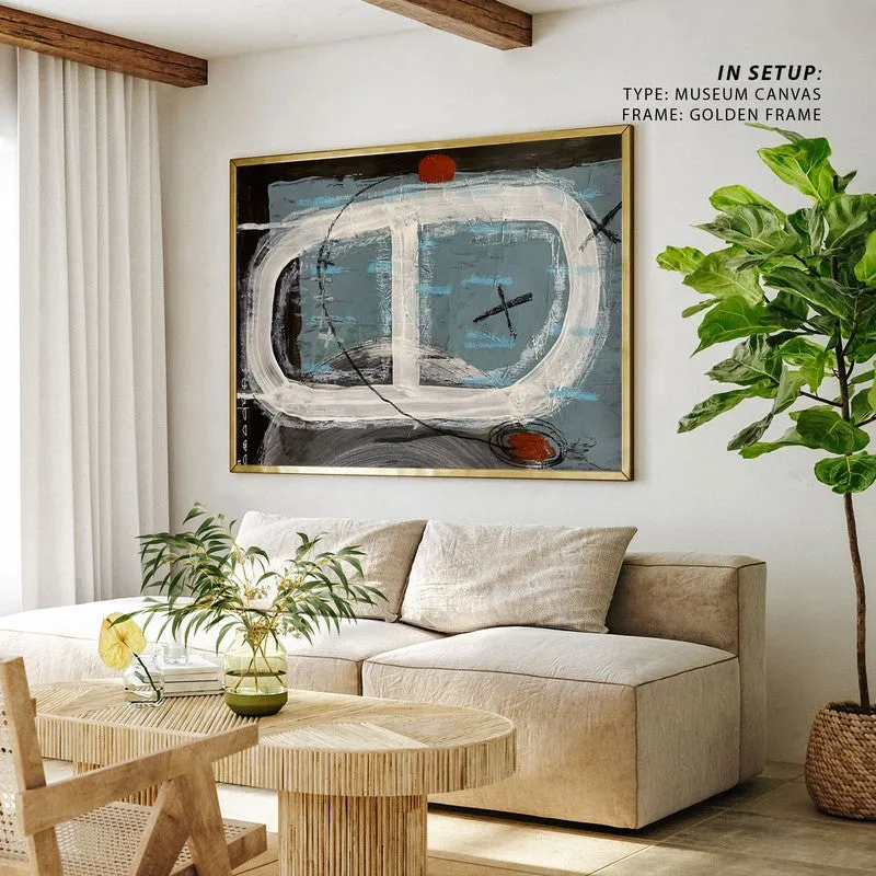 The Kiss Canvas Wall Painting - Black Frame media 4