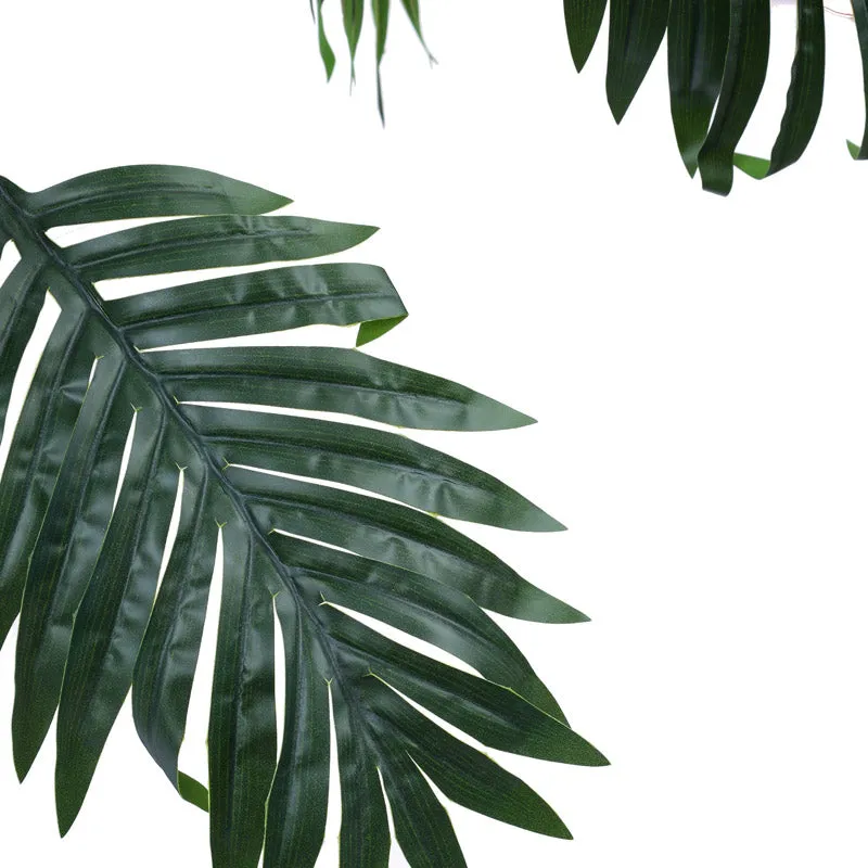Artificial Areca Palm Plant With Black Plastic Pot - 3.9 Feet media 5