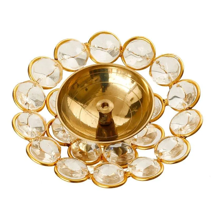 Shanta Crystal Tealight Holder - Small media 3