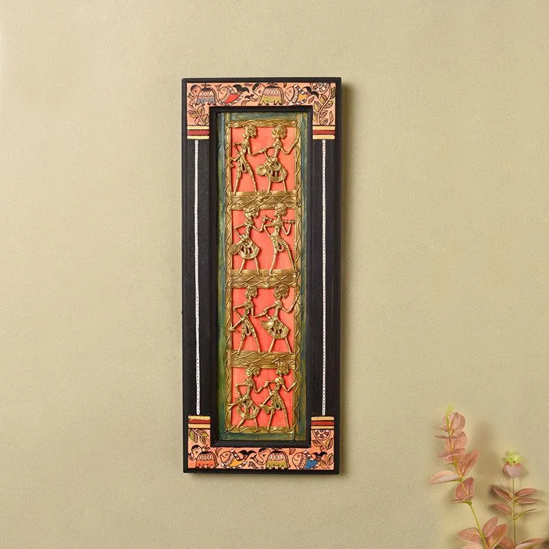 Makai Brass & Wood Wall Accent media 1