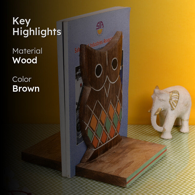 Wise Owl Guard Book End media 2