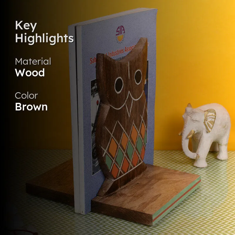 Wise Owl Guard Book End media 2