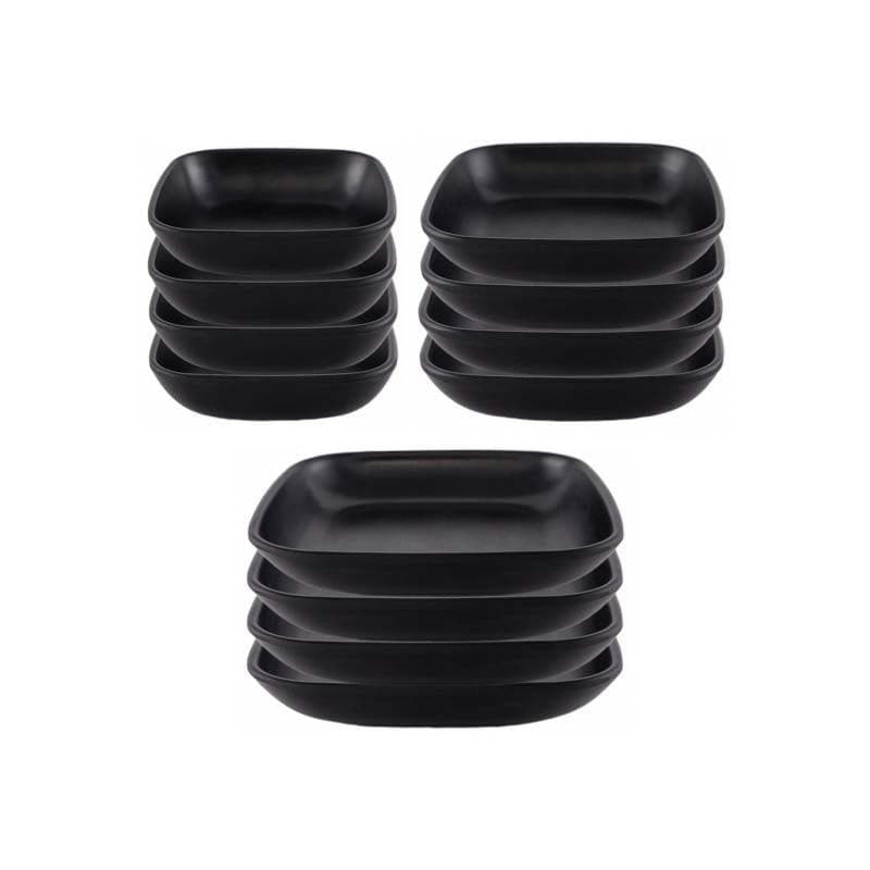 Earthy Attic Bowls (Black) - Set Of Twelve media 3