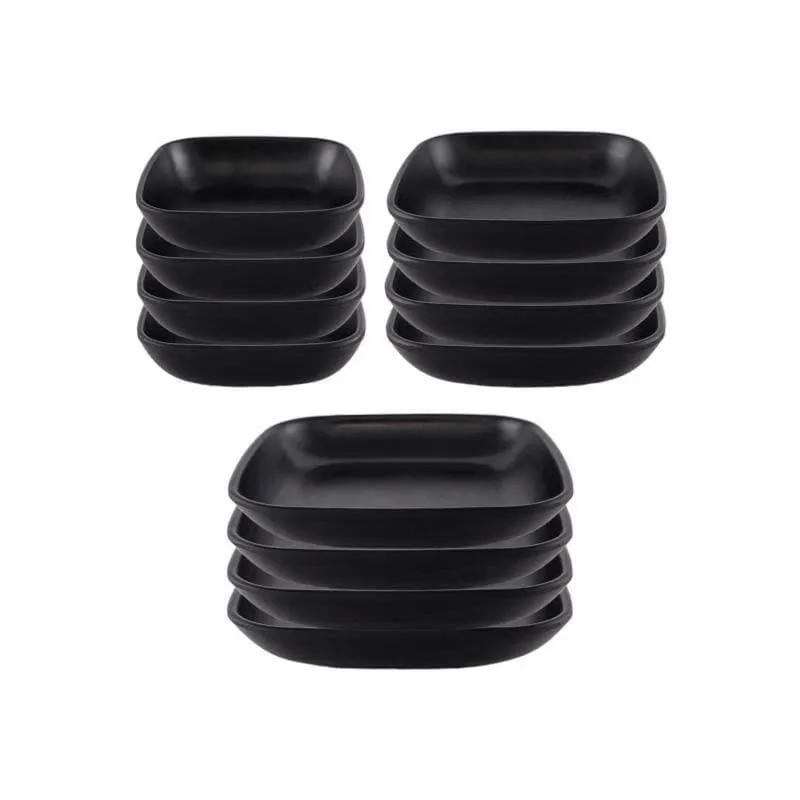 Earthy Attic Bowls (Black) - Set Of Twelve media 3