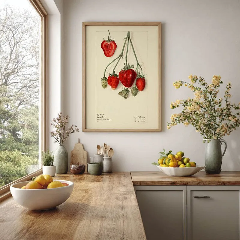 Juicy Harmony Archival Canvas Wall Art - Brown media 5
