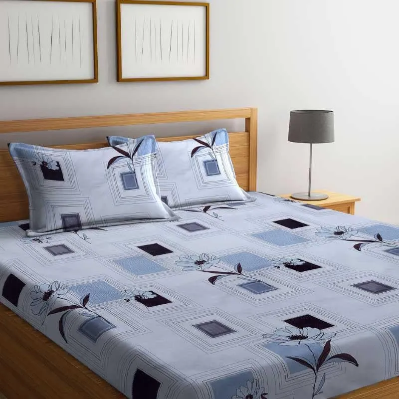 Amaranthe Printed Microfiber Bedsheet - 130 GSM media 3