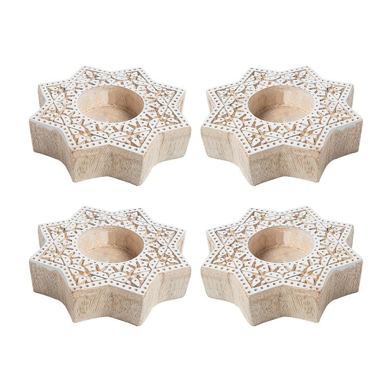 Star Magic Tealight Candle Holder - Set Of Four media 3