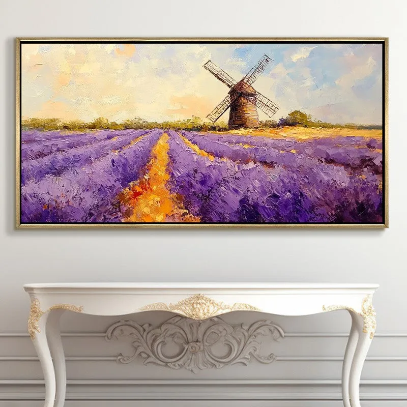 Pastoral Harmony Canvas Wall Painting With Frame media 5