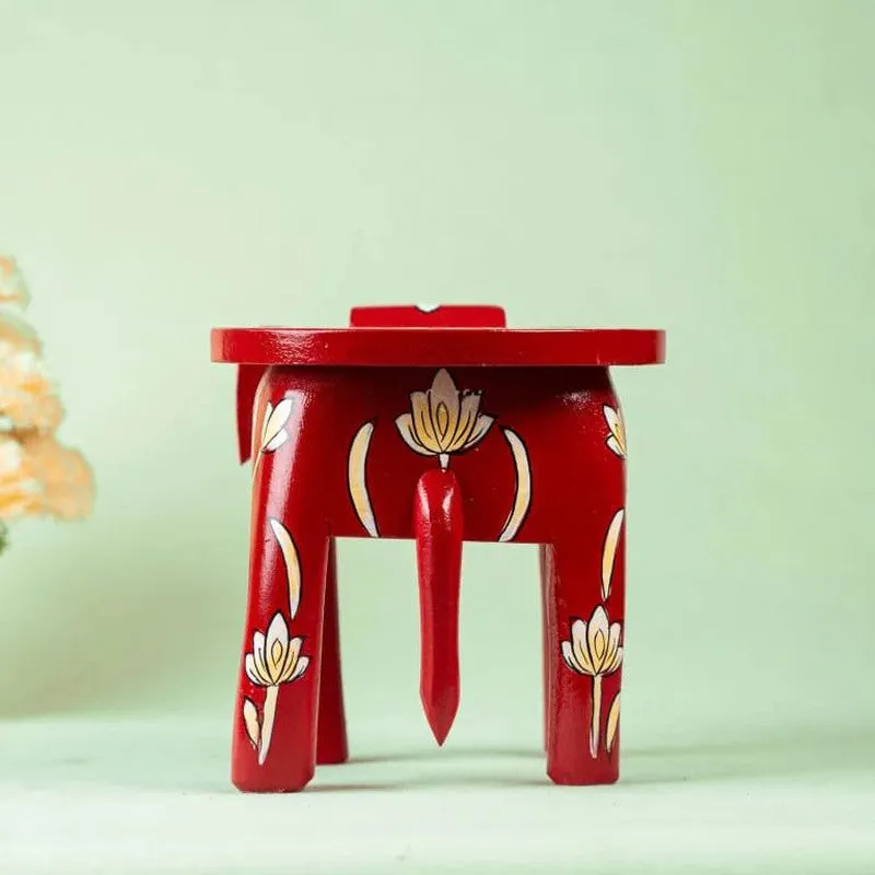 AuraSeat Luxe Bench & Stool - Red,Gold media 3