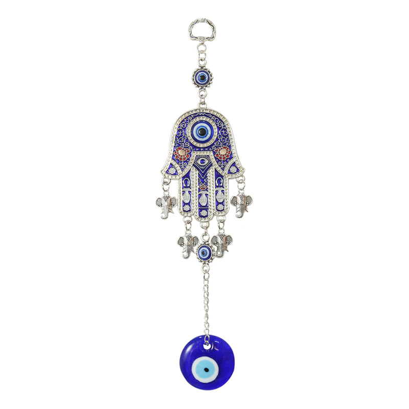 Hamsa Palm Evil Eye Metal Wall Accent media 4