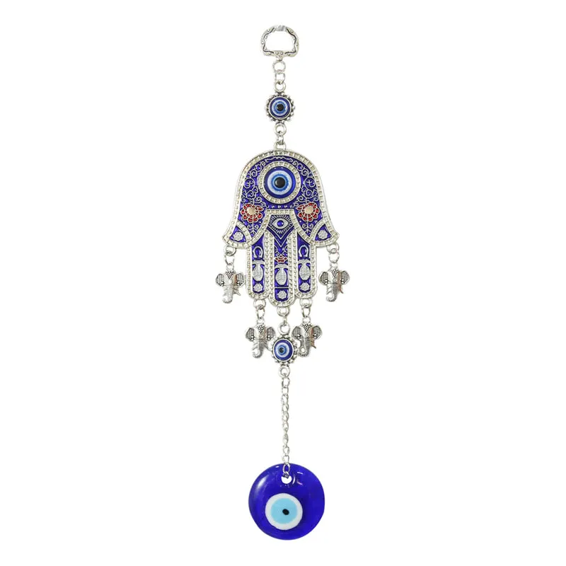 Hamsa Palm Evil Eye Metal Wall Accent media 4