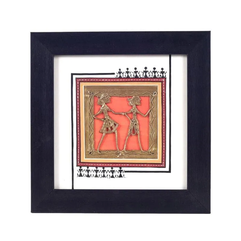 Missoni Dhokra Brass Wall Art - Set Of Two media 4