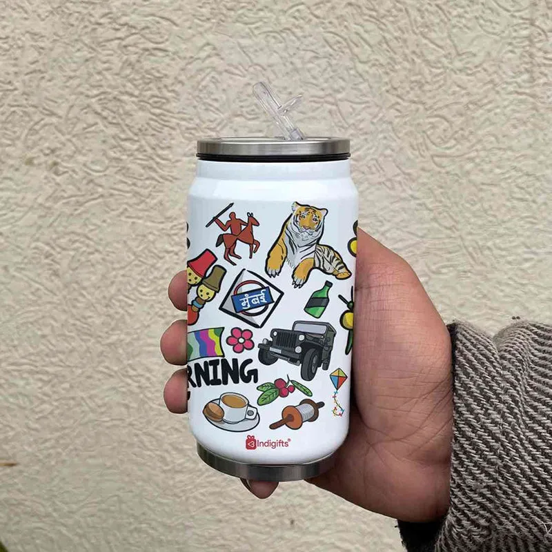 Hello Morning Steel Sipper - 350 mL media 4