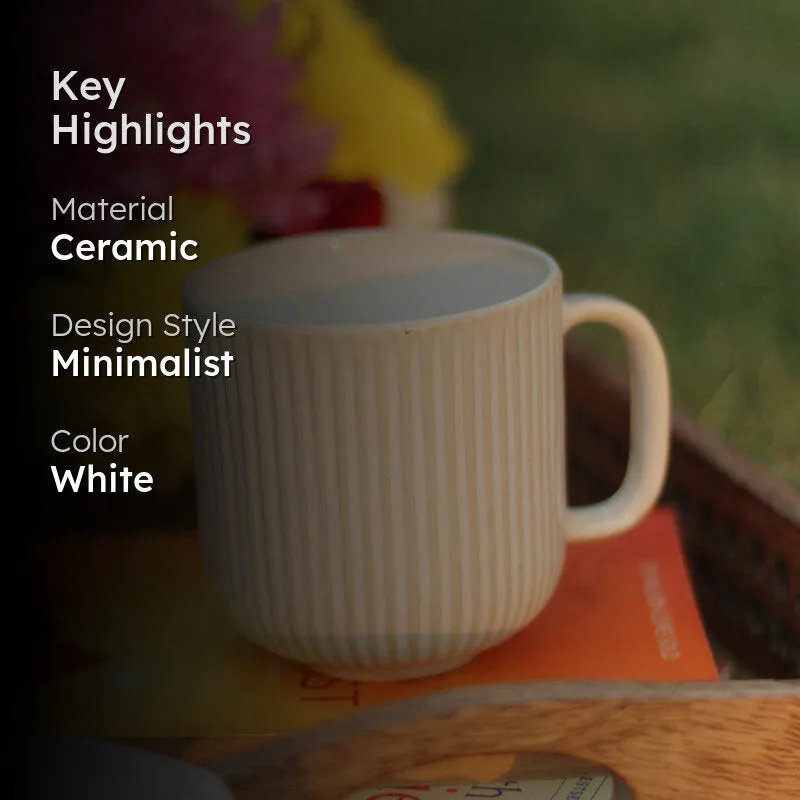 Latroya Ceramic Coffee Ceramic Coffee Mug (260 mL) media 2