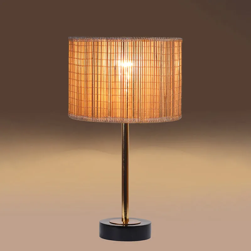 Bambou Rodin Wooden Table Lamp - Beige,Gold,Black media 6