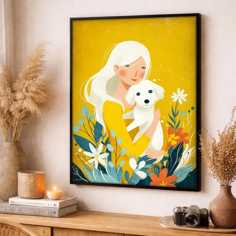 Suniva Canvas Wall Painting With Black Frame media 4