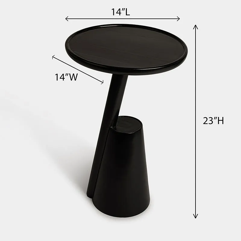 Benito Acacia Wood Side Table media 5
