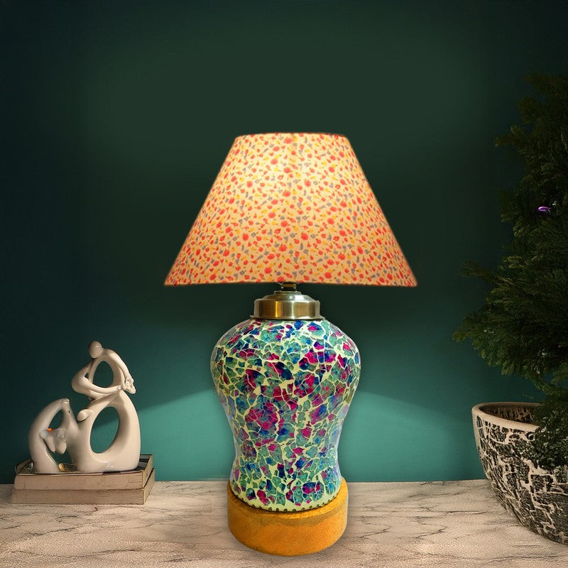 Floranisse Fleura Arbor Wooden Table Lamp - Multicolor