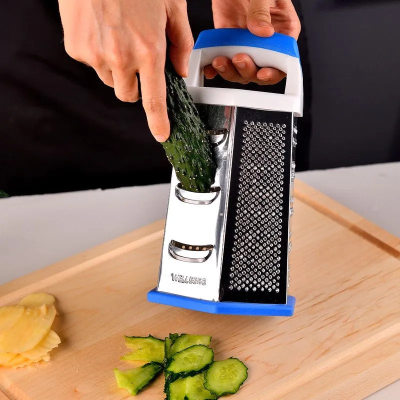 Wellberg 6-in-1 Stainless Steel Grater media 8