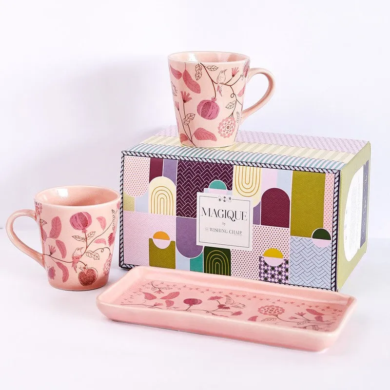 Magique by the Wishing Chair Nysa 2 Ceramic Mugs & 1 Ceramic Platter Gift Box Set - Three Piece Set media 5