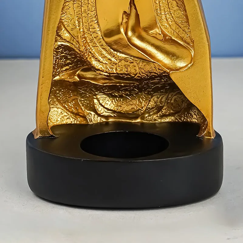 Still Serenity Buddha Idol Showpieces - Gold media 7