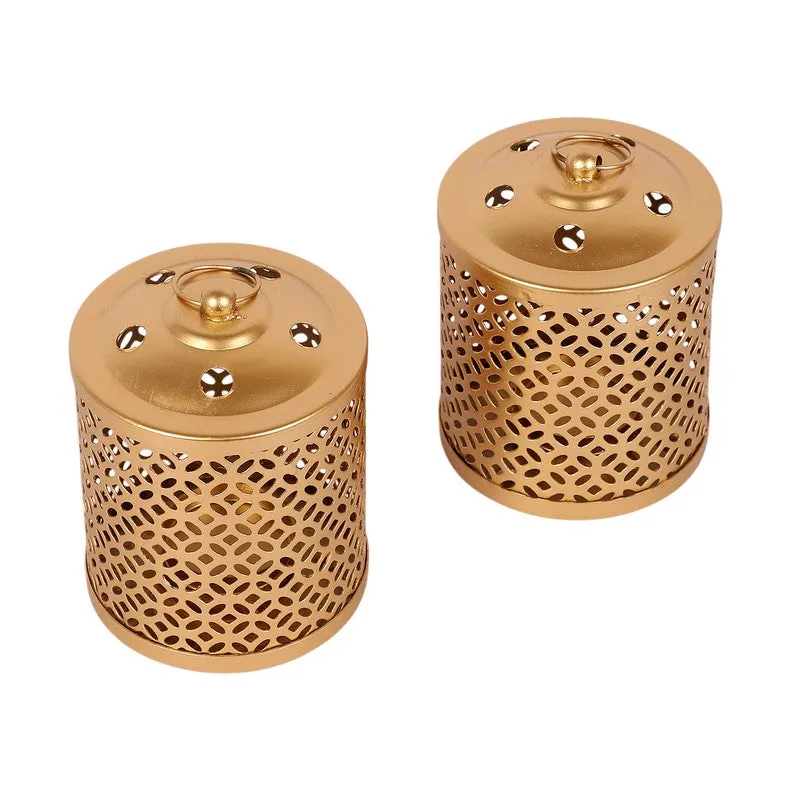 Lattice Tealight Candle Holder - Set Of Two media 8