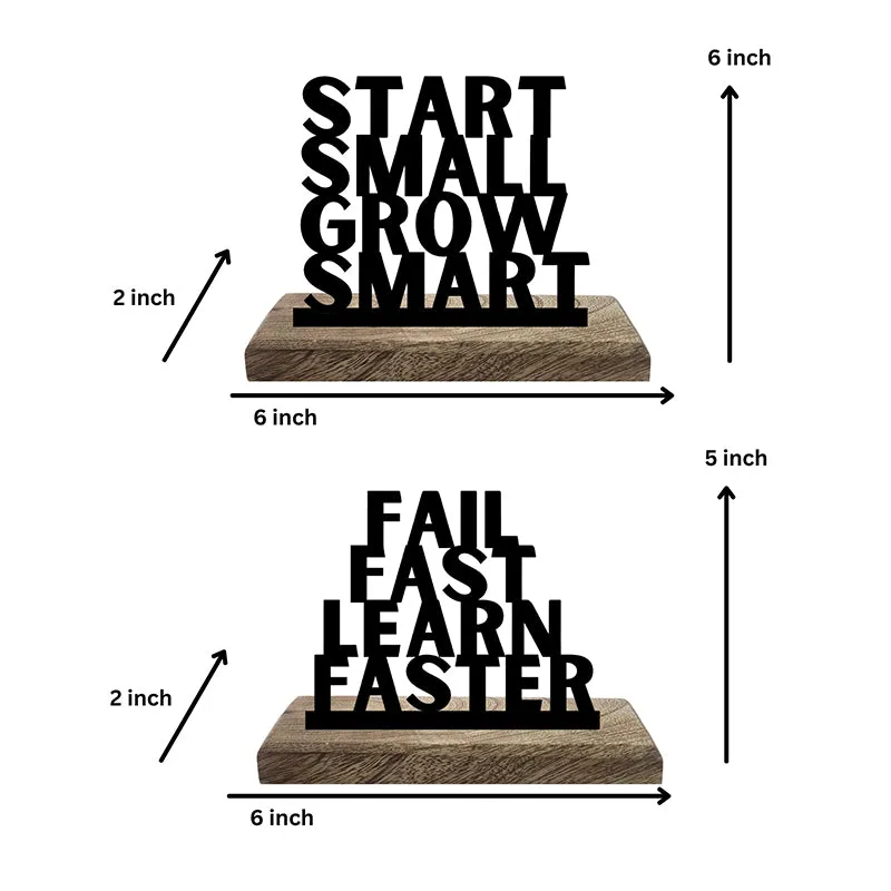 Start Small Showpiece - Set Of Two media 5