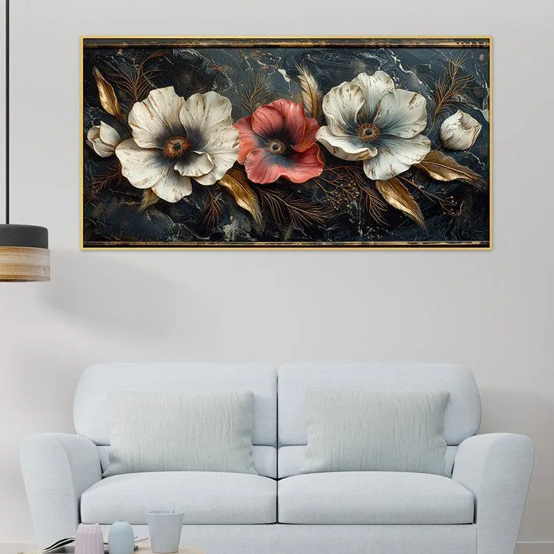 Talitha Floral Wall Painting With Frame media 3