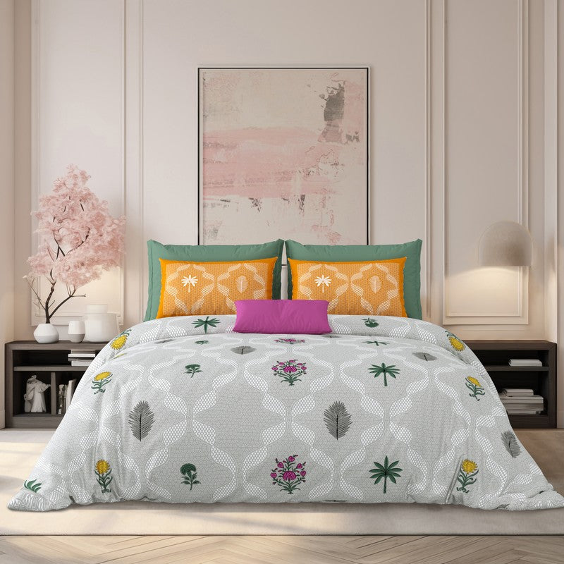 Bloom Aura Cotton Bedsheet - 200 TC