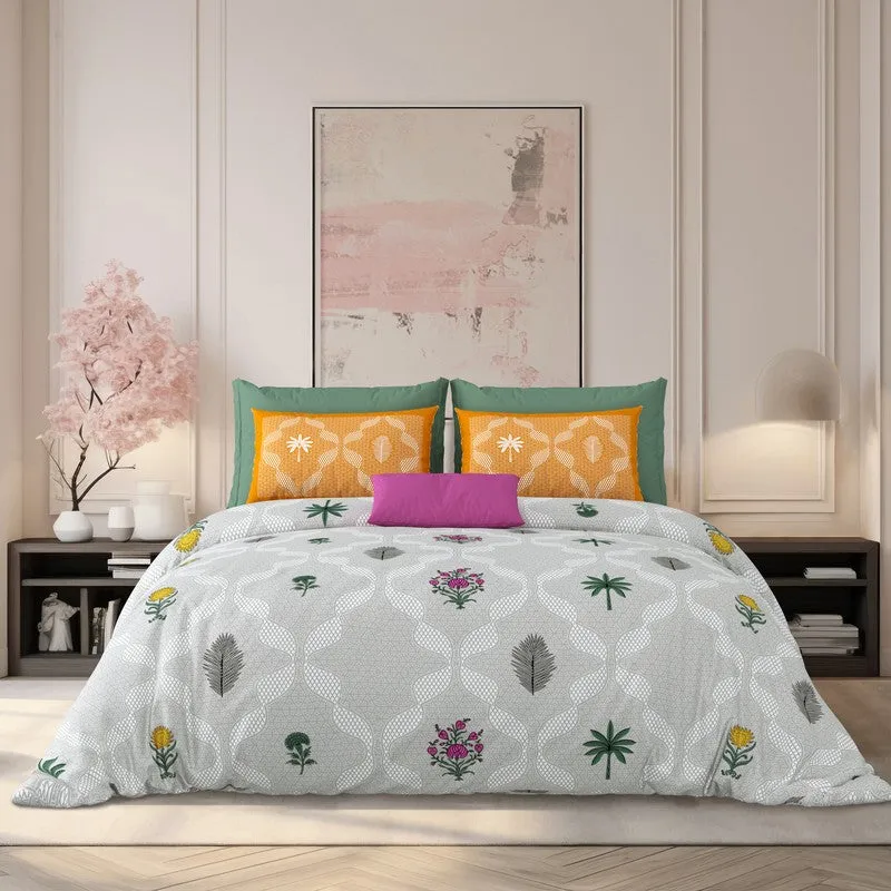 Bloom Aura Cotton Bedsheet - 200 TC media 1