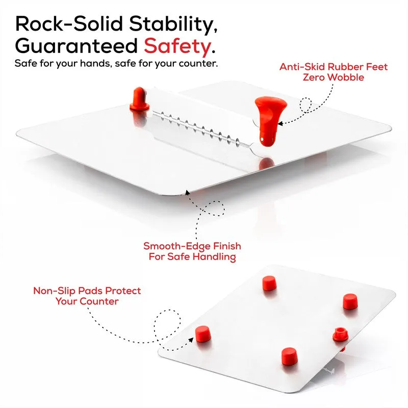 Prep Aura Steel Vegetable Chopping Board - White media 8