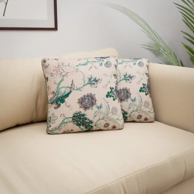 Bloom Havenia Cotton Cushion Covers - Set Of Two media 5