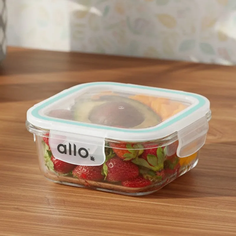 Oliva Square Glass Storage Container - 550 ML media 3