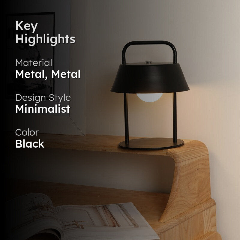 Fig Living Porto Metal Table Lamp - Black media 2