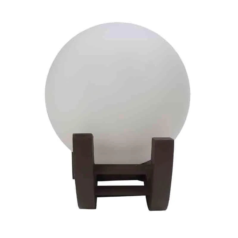 Moon Gooseneck Glass & Wooden Wall Lamp media 7