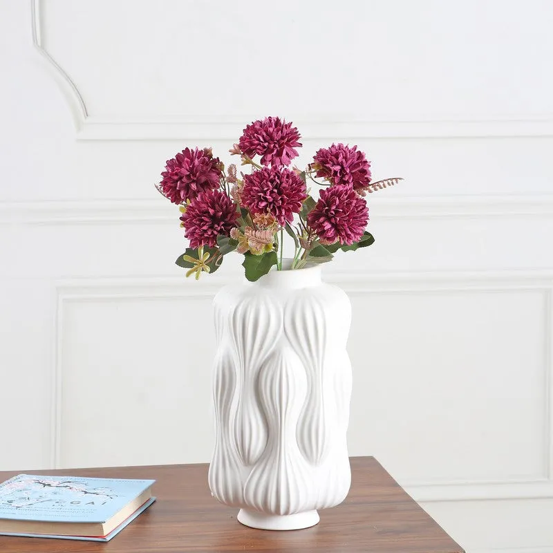 Coralia Mum Artificial Flowers - Pink media 1
