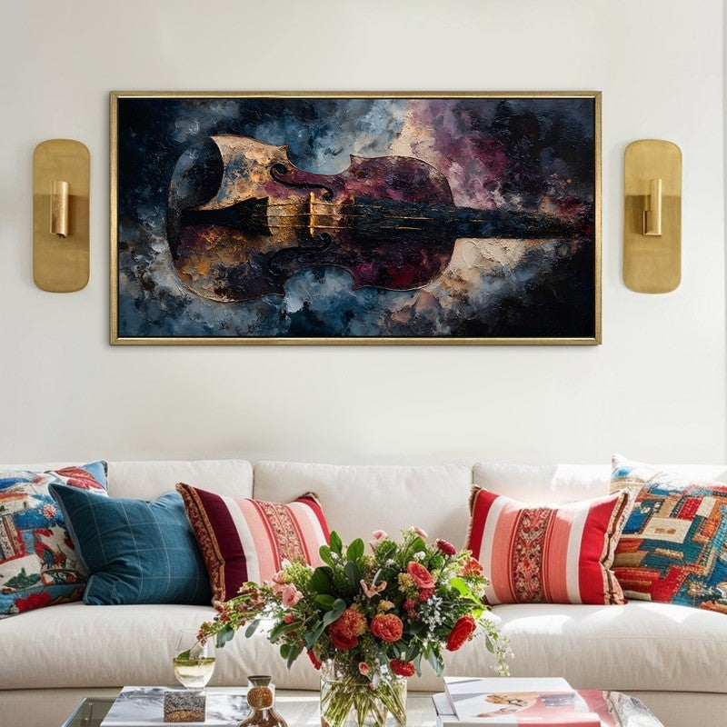 Electric Indigo Canvas Wall Art